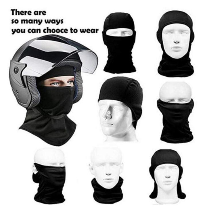 Summer Balaclava Mask, Summer Full Face Mask, Summer Neck Gaiter Cotton Polyester Full Face and Neck breathable Anti-dust Mask for Motor Bikers