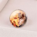 [ New ] Anime Peripheral Accessories   Naruto Open Gemstone Ring   Nine Magatama Cycle   Sharingan   Adjustable. 