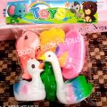 Soft Rubber Baby Bath Toy Set(Pack of 06)With Whistle For Kids. 
