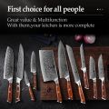 Damascus Steel Knives set. 