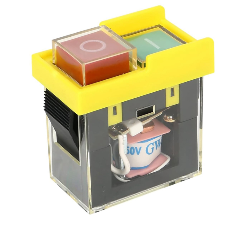 Kjd6 5E4 250V 6A Electromagnetic Switch Power Failure Protection Switch Electromagnetic Waterproof, Against Power Outage Tool Switch, Start Button