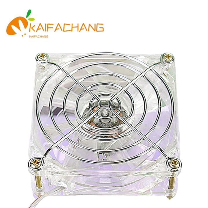 Hamster Cooling Fan LED Colorful Small Pet Summer Cooling Fan
