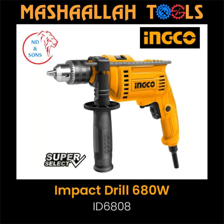 Drill machine ingco brand hammering ID6808 680W