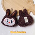 Labubu The Monsters Plush Stuffed Doll Keychain Cartoon Backpack Pendant Keyring SUPER BABY. 