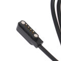 Universal Smart Watch Magnetic Charger USB Cable for 2-Pin and 4-Pin Smartwatches. 