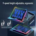 Ice Coorel 13 fans Cooling Pad with 10 RGB lighting modes. 