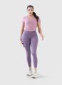 Hyperflex Seamless Leggings - Purple Hustlers High Waisted Leggings for Women-Soft Athletic Tummy Control Pants for Running Yoga Workout. 
