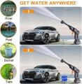 Electric Pressure Washer Cordless, 30 Bar Battery Powered Cleaner with 5-in-1 Nozzle Portable High Pressure Washer for Car Fence Patio Handheld Car Cleaning Machine with 5M Hose & Soap Dispenser. 