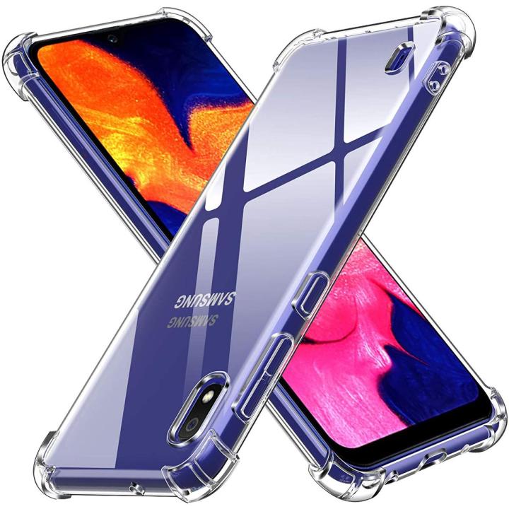 Samsung A10 Back Cover Transparent Soft Silicone Crystal Clear Case For Samsung Phone