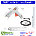 SANK 3k-703 AC 110W 100-220V 11mm Temperature Adjustment Hot Melt Glue Gun Big Thermosol Stick Special Distribution DIY Home Tool by Electrica. 