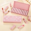 Dragon Ranee - 10PCS Cute Mini Matte Waterproof Lipstick With Case. 