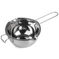 Double Boiler Stainless Steel Pot, Dipping Tool, Waterproof Bowl, Suitable for Butter, Cheese, Candy,, Candles, Melting Chocolate. 