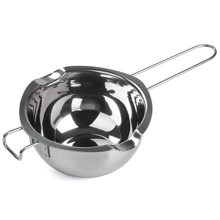 Double Boiler Stainless Steel Pot, Dipping Tool, Waterproof Bowl, Suitable for Butter, Cheese, Candy,, Candles, Melting Chocolate