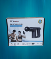 Deep Tissue fascial massager with 4 massage Muscle Massage Gun, Mini Fascia Massag ortable Rechargeable Massage for Muscle Relaxation/ High-frequency Vibration/ Fascia/ Gun Hot Compress 12 Gears Low Noise Muscle Relaxation Vibration Massager. 