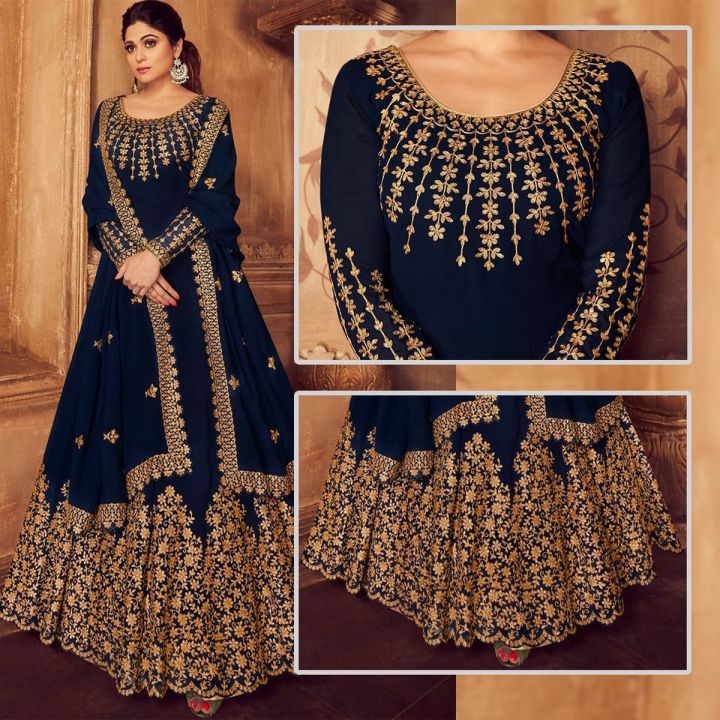 Women%20Chiffon%20Embroidered%20Navy%20Blue%20Maxi%20Dress-Unstitched%20-%20Image%202