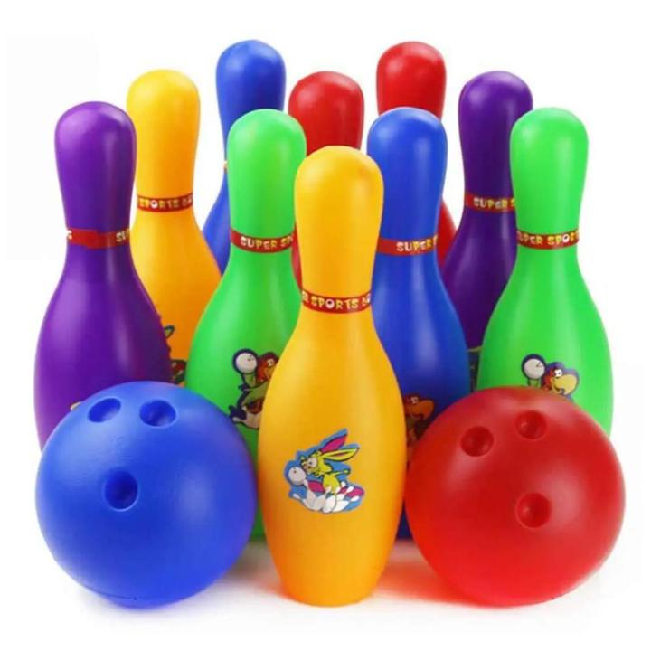 MindWare Oh So Fun! Set Da Bowling Deluxe In Schiuma Per Bambini – 3+ Anni – Multicolore
