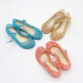 Frozen 2 Ice and Snow Romance Elsa Girls' Sandals Cinderella Crystal Children's High Heels Princess Shoes. 