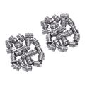 20 Pcs Copper 5mm Light Emitting Diode LED Holder Mount Panel Display. 