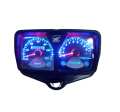 Multi-Color Flashing LED Backlight Meter Speedometer for CG 125 Motorcycle. 