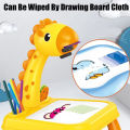Kids Drawing Projector Painting Table, 24 Pattern Trace and Draw Projector Toy With Light and Music Painting Board Educational Drawing Playset For Boys & Girls Paint Table Children's Early Education Toy Pre School & Montessori Student. 