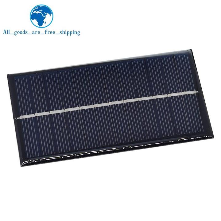 6V 160mA 0.96W Solar Panel 110X60MM Standard Epoxy Polycrystalline Silicon DIY Battery Power Charge Module Mini Solar Cell toy