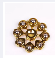 Fingertip Gyroscope Metal Fidget Spinner Big Size Metal Ball Stress Reducer Toy| 5 Side Star Shape Metal Hand Fidget Spinner| Fidget Spinners Cube. 