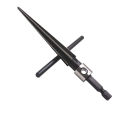 3-13mm Hex Shank Taper Reamer Handheld Woodworking Fluted Chamfer Cutting Tool. 