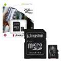 Kingston Original 256GB Canvas Select Plus UHS-I micro SD Memory Card with SD Adapter(5 Year's Warranty). 