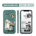 BILI for Samsung Galaxy Note10 Lite / Samsung Galaxy A81 / Samsung Galaxy M60S Back Cover Creative Coffee Order Receipt Multicolor Liquid Silicone Phone Case Soft Square Lens Protection Phone Cases. 