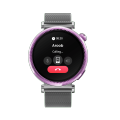Zero® Jewel Pro Smartwatch for Women  1.1" AMOLED Display, Bluetooth Calling, 110+ Sports Modes, Health Tracking  Diamond-Cut Design with Stainless Case  Best Lightweight Smartwatch for IOS & Android. 