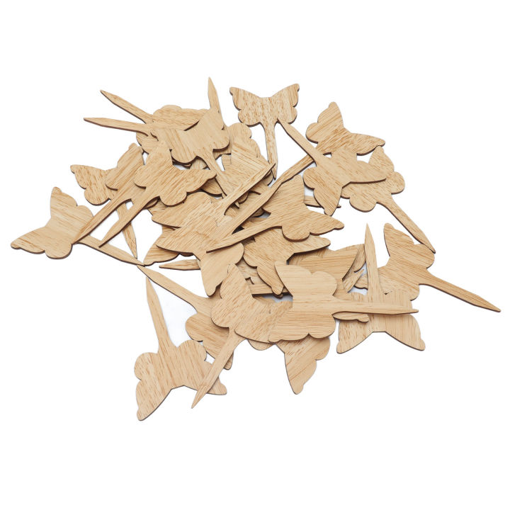 30PCS Plant Label Wood Tag Eco Friendly Garden Flower Potted Sign DP