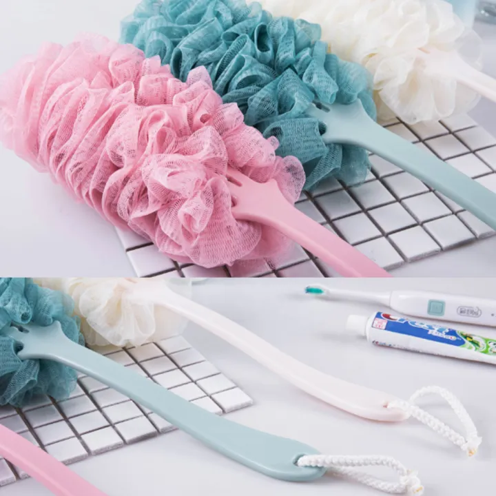 Bath%20Sponge%20with%20Handle,%20Shower%20Loofah%20Brush,%20Back%20Cleaning%20Scrubber,%208%E2%80%9D%20Long%20Curved%20Handle,%20Exfoliate,%20Rejuvenate%20Skin,%20Body%20Bathing%20Sponge%20with%20Long%20Mesh%20Pouf,%20-%20Image%209