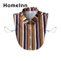 Men Fake Collar Adjustable Strap Striped Fake Collar for Office Work Unisex Business Style Shirt Inside Collar with Anti-slip Button Buyers' Choice Shirt Fake Collar. 