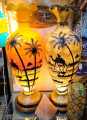 Camel skin lamps.... 32 inches height.... Vase shape ... / handicraft / Multani art / Handpainted/ Vip's Creation. 