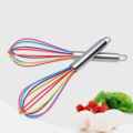 Multicolor 1 PC Kitchen Premium Silicone Whisk With Heat Resistant Non-Stick Silicone Whisk Cooking Tool Egg Beater String New. 