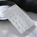 12 Pairs Of Silver Earrings Set Simple And Versatile Earrings Combination Fashion Popular Small Earrings. 