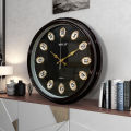 Stylish Round Wall Clocks Modern Design, Functional PRIM Clocks for Office, Living Room Decor - Water Resistant Farmhouse Clocks for Small Spaces. 