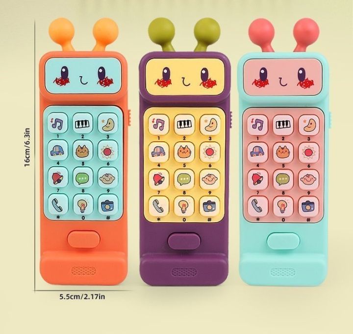 Cell phone toy for baby, baby musical cell phone toy
