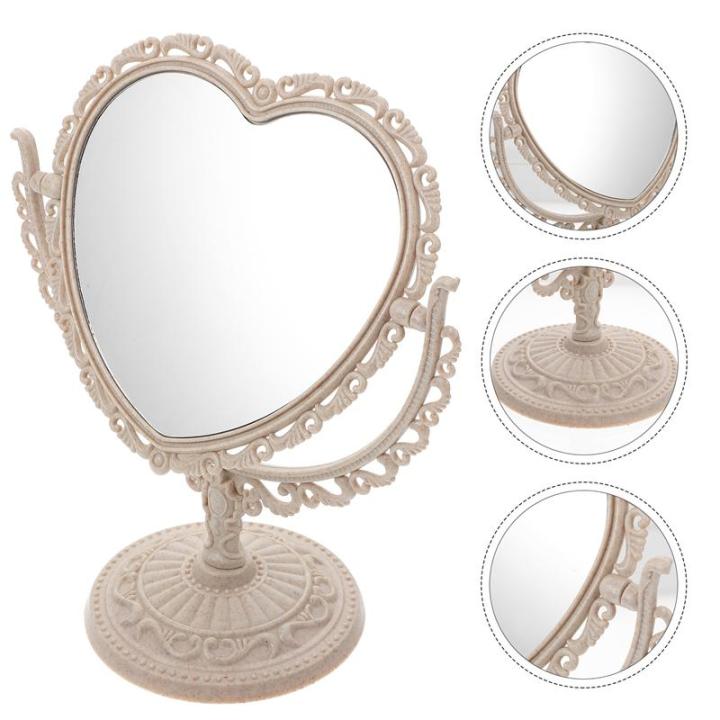 Mirror Vintage Dresser Decor Room Makeup Table Vanity Coquette Standing Plastic