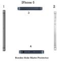 Apple Iphone 5G 5s Complete all Sides Border Protector For Iphone 5 5s - Transparent. 