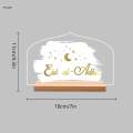 Eid Table Sign Ramadan Eid Mubarak Table Decor for Dining Table Home. 