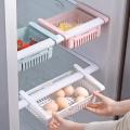 Adjustable Fridge Storage Basket Expandable Rack Plastic Space Saver Food Organizer Tray. 