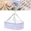 Hanging Drying Netting Dry Basket Indoor Outdoor Collapsible Clothes Dry Rack Multi Use Fish Net Drying Rack for Fruits Vegetables Underwear. 