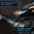 HANMATEK Rechargable Cordless Screwdriver Kits with straight and style Powerful Electric Screwdriver Small Screw. 