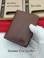 Al Arabi Stylish Genuine Leather Wallet for Men - Multi Card Holder Leather Wallet for Boys Violet Batwa For Men. 