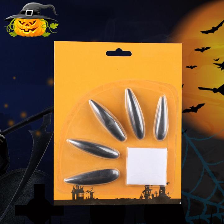 Witch Nails Full Cover Halloween Costume Party Nails