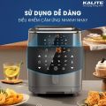 Kalite Steam 7 Air Fryer Oven Digital Display With Touchscreen 7 Leter Large Airfryer Cooker 18 Touch Cooking Presets 200 Recipes Xl Air Fryer Basket 1700w Power Multifunction Stainless Steel. 