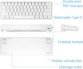 Dierya DK61E Hot-Swappable Mechanical Gaming Keyboard (Yellow Switches). 