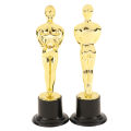 2Pcs Oscar Statuette Mold Reward the Winners Magnificent Trophies in Ceremonies. 