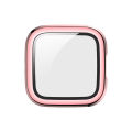 Applicable Fitbit Versa 2 Case Tempered Glass PC Electroplating Shell Film Integrated Case All-Inclusive Protective Cover. 